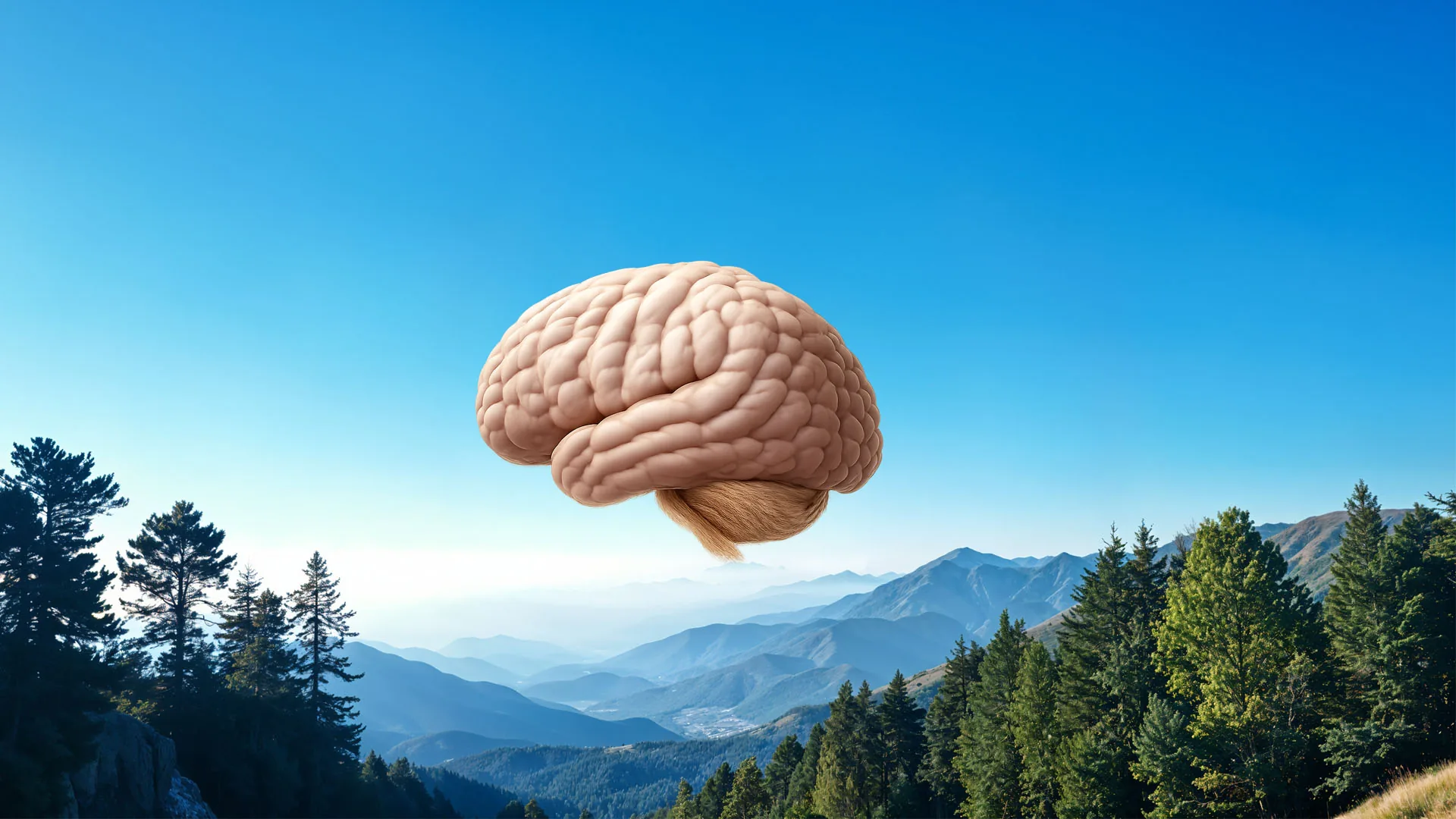 Illustration of the human brain